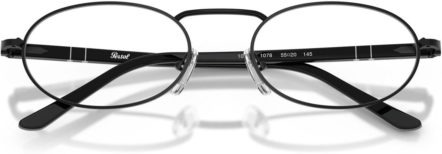 imagePersol Womens Po1023v Oval Prescription Eyewear FramesBlackDemo Lens