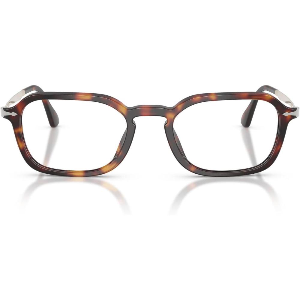 imagePersol Po3381v Square Prescription Eyewear FramesHavanaDemo Lens