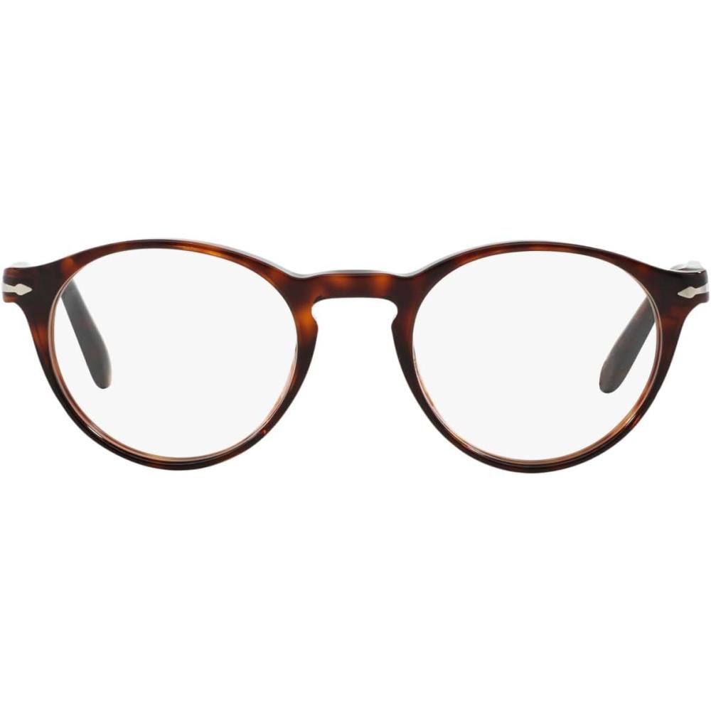 imagePersol womens Po3092v Round Prescription Eyewear FramesHavanaDemo Lens