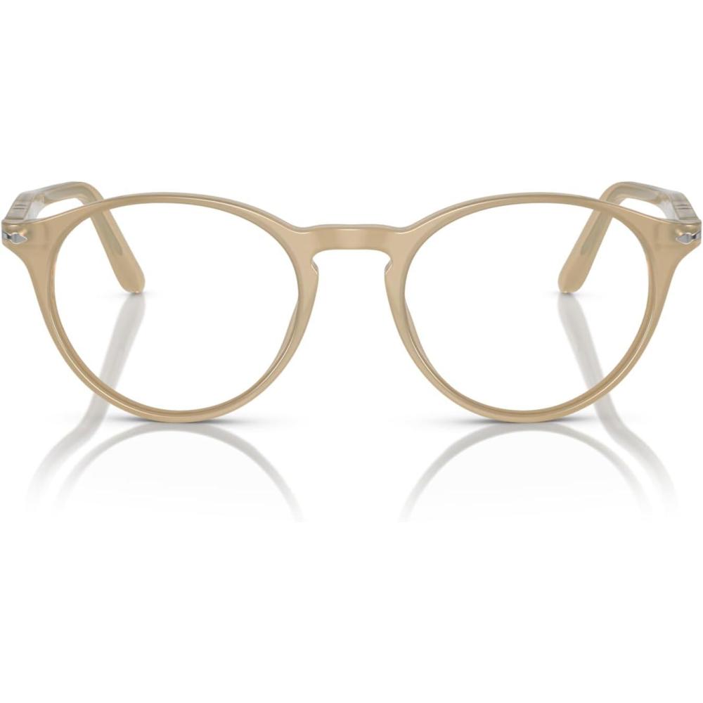 imagePersol womens Po3092v Round Prescription Eyewear FramesOpal BeigeDemo Lens