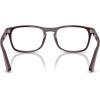 imagePersol PO3344V Square Prescription Eyewear Frames Opal BurgundyDemo Lens 54 mm