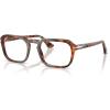 imagePersol PO3390V Square Prescription Eyewear Frames Tortoise Brown and PearlDemo Lens 54 mm
