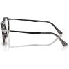 imagePersol Po3387v Pier Square Prescription Eyewear FramesStriped Black and GreyDemo Lens