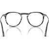 imagePersol Po3387v Pier Square Prescription Eyewear FramesStriped Black and GreyDemo Lens