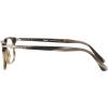 imagePersol Womens Po3189v Rectangular Prescription Eyewear FramesStriped BrownGreyBeigeDemo Lens