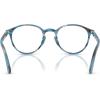 imagePersol Womens Po3218v Round Prescription Eyewear FramesStriped Blue and GreyDemo Lens