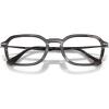 imagePersol Womens Po3381v Square Prescription Eyewear FramesStriped Black and GreyDemo Lens