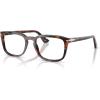 imagePersol Womens Po3382v Square Prescription Eyewear FramesTortoise Brown and PearlDemo Lens