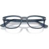 imagePersol Womens Po3382v Square Prescription Eyewear FramesTransparent Denim BlueDemo Lens