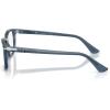 imagePersol Womens Po3382v Square Prescription Eyewear FramesTransparent Denim BlueDemo Lens