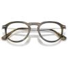 imagePersol Womens Po3387v Pier Square Prescription Eyewear FramesStriped Black and OliveDemo Lens