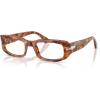 imagePersol Womens Po3388v Square Prescription Eyewear FramesBrown TortoiseDemo Lens