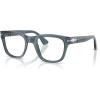 imagePersol Womens Po3389v Cecil Square Prescription Eyewear FramesTransparent OceanDemo Lens