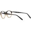 imagePersol womens Po3092v Round Prescription Eyewear FramesGradient BlackStriped BrownDemo