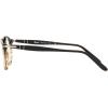 imagePersol womens Po3092v Round Prescription Eyewear FramesGradient BlackStriped BrownDemo