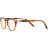 imagePersol womens Po3092v Round Prescription Eyewear FramesStriped BrownDemo Lens