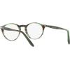 imagePersol womens Po3092v Round Prescription Eyewear FramesStriped GreenDemo Lens