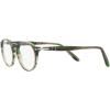 imagePersol womens Po3092v Round Prescription Eyewear FramesStriped GreenDemo Lens