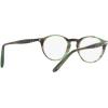 imagePersol womens Po3092v Round Prescription Eyewear FramesStriped GreenDemo Lens