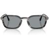 imagePersol Po3381s SunglassesStriped Black and GreyBlue