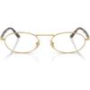 imagePersol Womens Po1023v Oval Prescription Eyewear FramesGoldDemo Lens