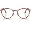 imagePersol Womens Po3218v Round Prescription Eyewear FramesStriped Red and GreenDemo Lens