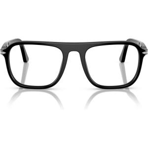 imagePersol PO3359V Jacques Square Prescription Eyewear Frames BlackDemo Lens 51 mm