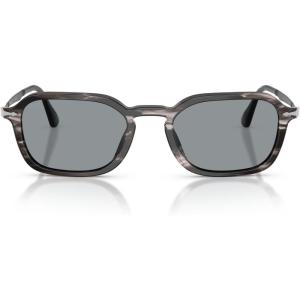 imagePersol Po3381s SunglassesStriped Black and GreyBlue