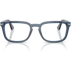 imagePersol Po3382v Square Prescription Eyewear FramesTransparent Denim BlueDemo Lens