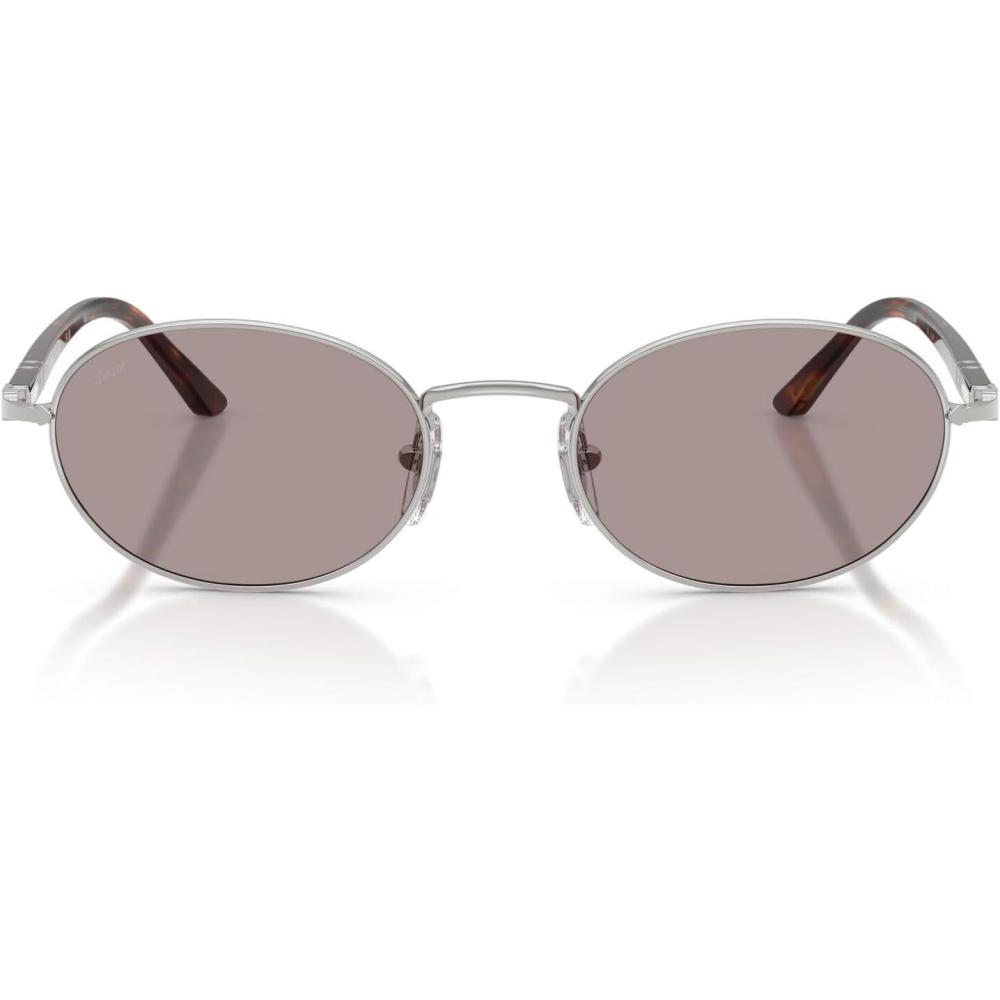 imagePersol PO1018S Ida Oval Sunglasses SilverViolet 55 mm