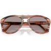 imagePersol PO0649 Aviator Sunglasses Striped Red and GreenViolet 54 mm