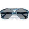 imagePersol PO0649 Sunglasses Striped Blue and GreyGrey 54 mm