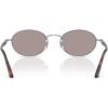 imagePersol PO1018S Ida Oval Sunglasses SilverViolet 52 mm