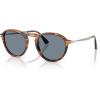 imagePersol Po3383s SunglassesStriped Black and BrownLight Blue
