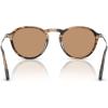 imagePersol Womens Po3383s SunglassesStriped Black and Greige Brown