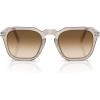 imagePersol PO3292S Square Sunglasses Transparent Brown GreyClear Gradient Brown 50 mm