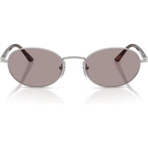 imagePersol PO1018S Ida Oval Sunglasses SilverViolet 52 mm