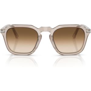 imagePersol PO3292S Square Sunglasses Transparent Brown GreyClear Gradient Brown 50 mm
