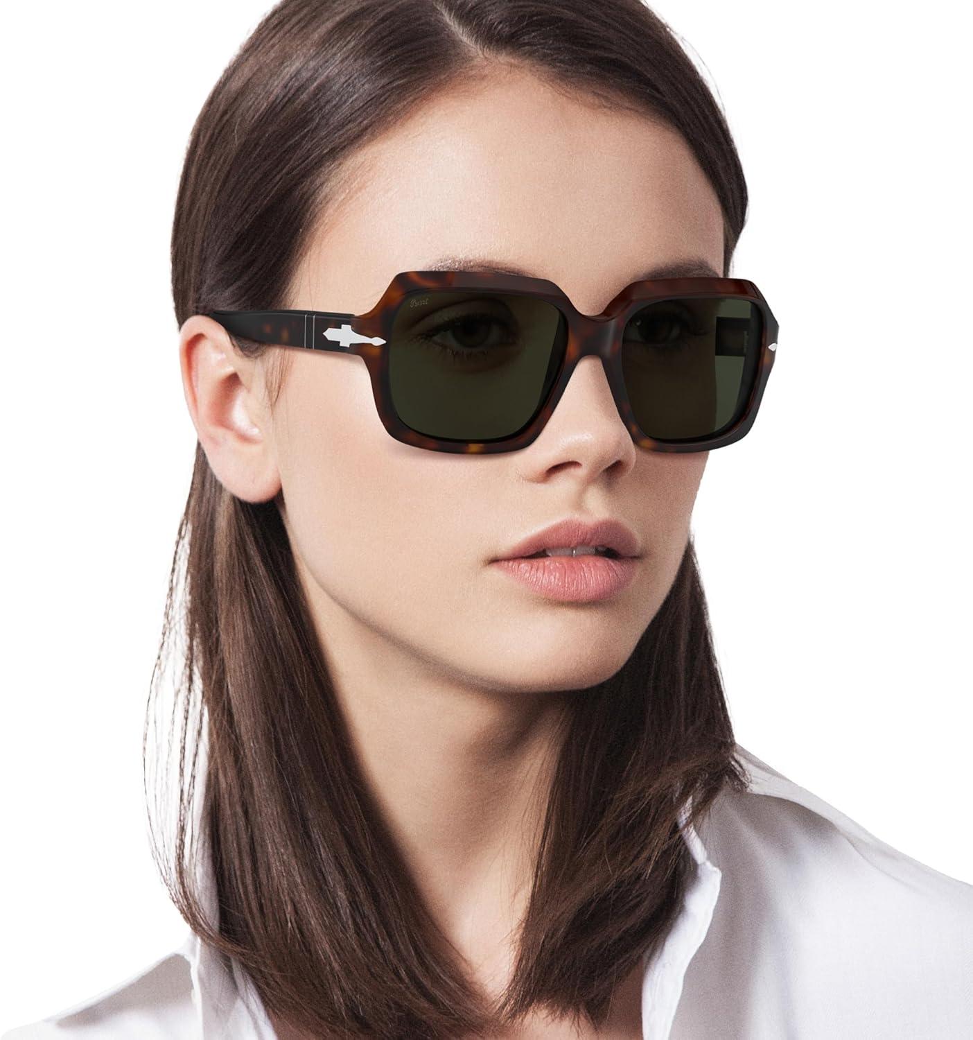 imagePersol PO0581S Square SunglassesHavanaGreen