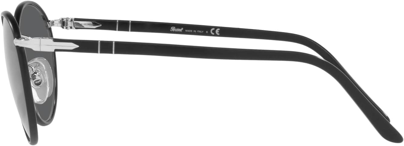 imagePersol PO2422SJ Round SunglassesSilverMatte BlackGrey