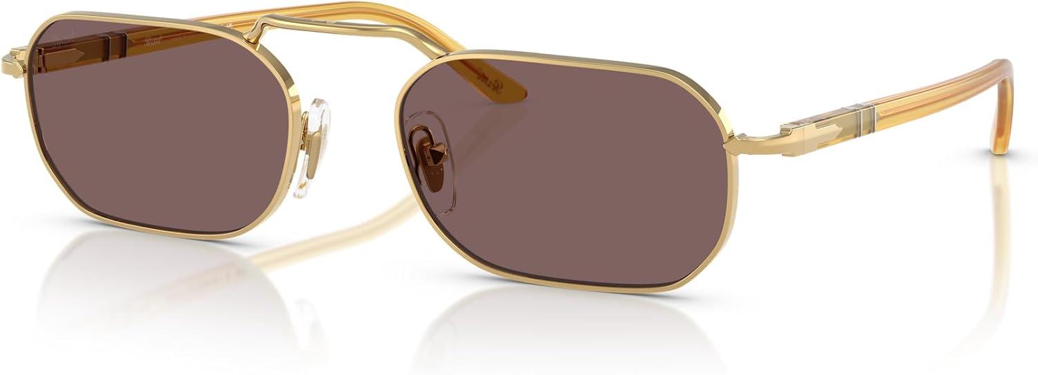 imagePersol Po1020s Rectangular SunglassesGoldViolet