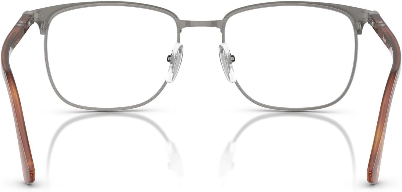 imagePersol Po1021v Square Prescription Eyewear FramesGunmetalDemo Lens
