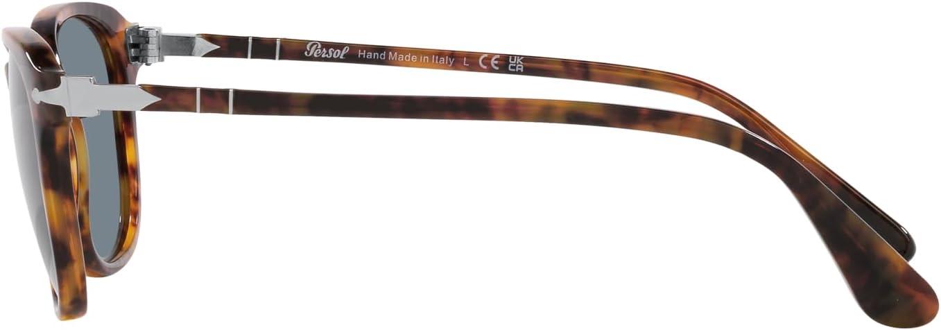 imagePersol Unisex Po1935s Square SunglassesCaffeLight Blue