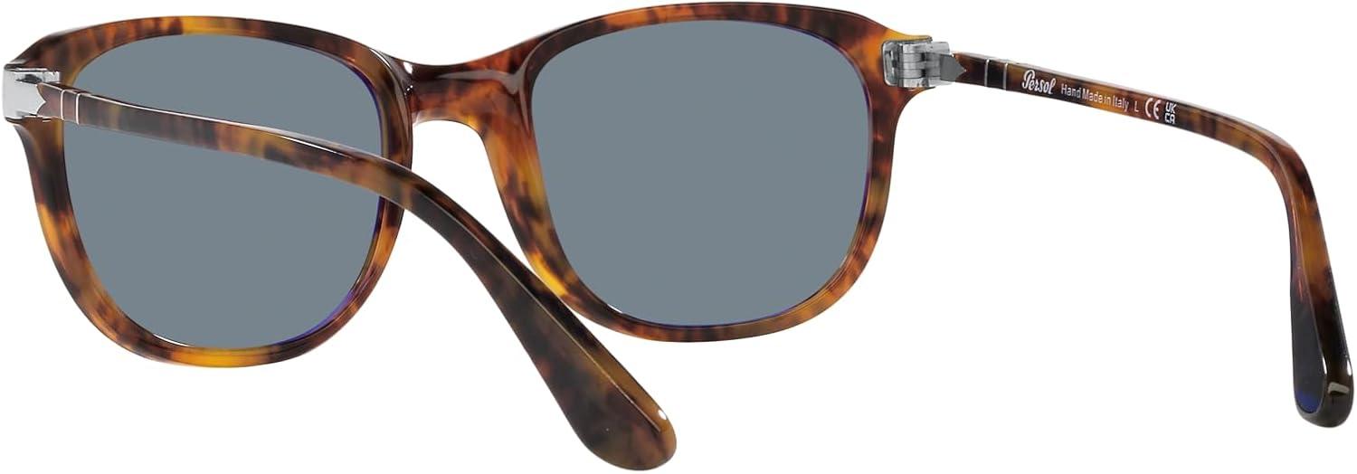 imagePersol Unisex Po1935s Square SunglassesCaffeLight Blue