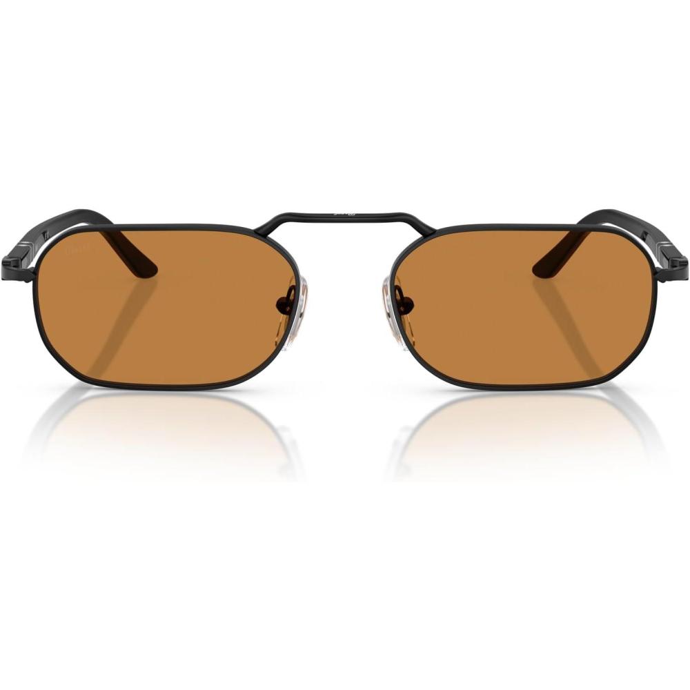 imagePersol Po1020s Rectangular SunglassesDemigloss BlackYellow Brown