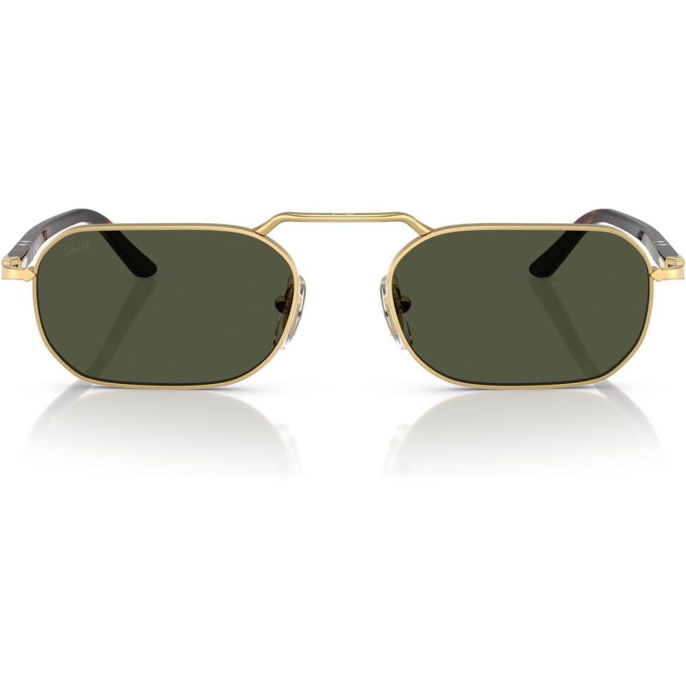 imagePersol Po1020s Rectangular SunglassesGoldGreen