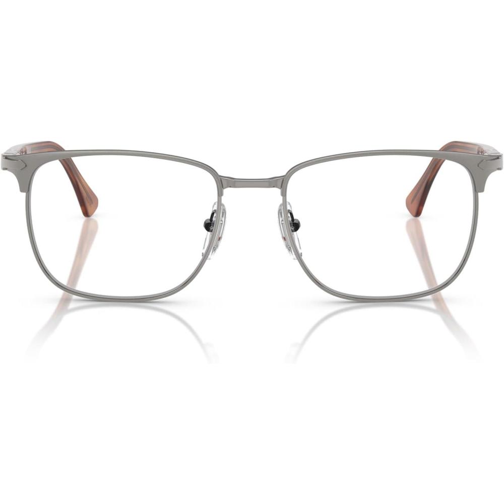 imagePersol Po1021v Square Prescription Eyewear FramesGunmetalDemo Lens