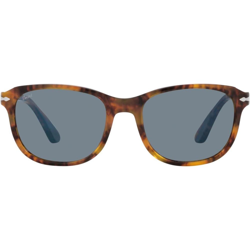 imagePersol Unisex Po1935s Square SunglassesCaffeLight Blue