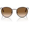 imagePersol PO2422SJ Round SunglassesMatte BrownBrown Gradient