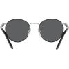 imagePersol PO2422SJ Round SunglassesSilverMatte BlackGrey